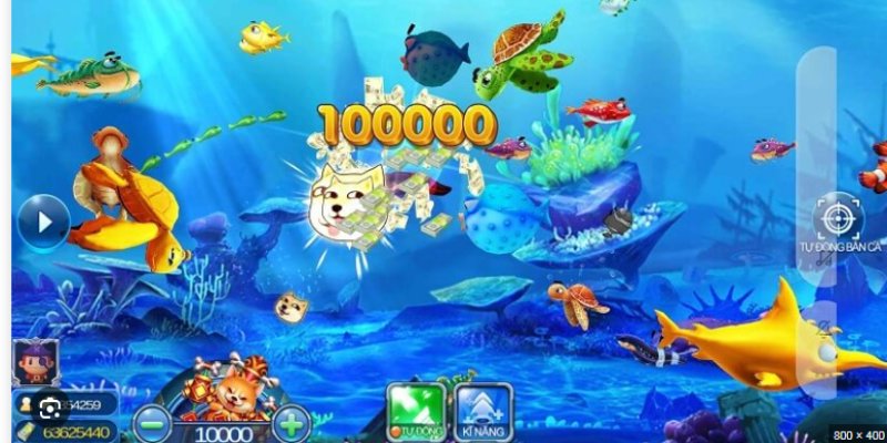 Hệ thống vũ khí đa dạng trong game bắn cá tiên