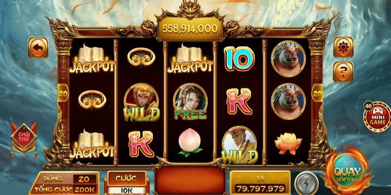 Tính năng bonus trong slots tây du ký 